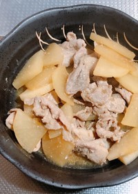 大根と豚肉の味噌煮