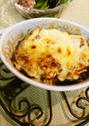 牛舞茸巻きのナス重ねチーズ焼き