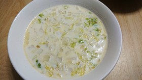 簡単!あっさり!白菜のクリームスープ