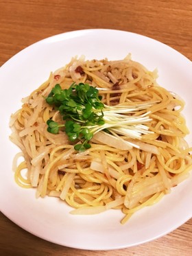 梅肉ソースがけ大根パスタ