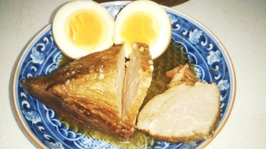 煮卵＆焼豚（血管ダイエット1485）の画像