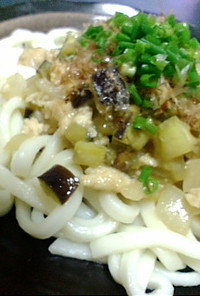 夏はコレ！！☆なす味噌うどん☆