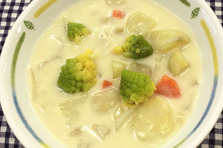 ロマネスコのクリームスープ レシピ 作り方 By ぎふ自慢の学校給食 クックパッド 簡単おいしいみんなのレシピが350万品