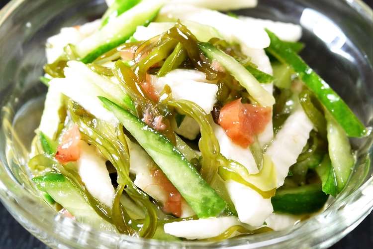 めかぶ山芋きゅうりの梅肉めんつゆ和え レシピ 作り方 By ほっこり の クックパッド 簡単おいしいみんなのレシピが353万品