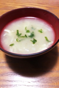 ヒガシマルうどんスープで☆お味噌汁