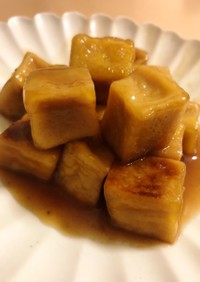 とぅるりん食感♪高野豆腐の甘辛煮