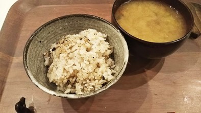 香ばしい❤️麦茶の出がらしご飯の写真