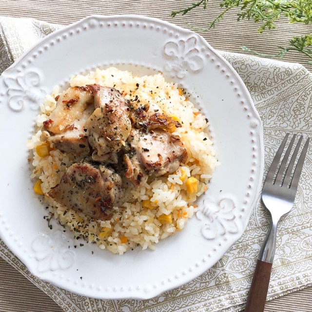 香ばしジューシー ハーブチキンピラフ レシピ 作り方 By こと味 クックパッド 簡単おいしいみんなのレシピが363万品