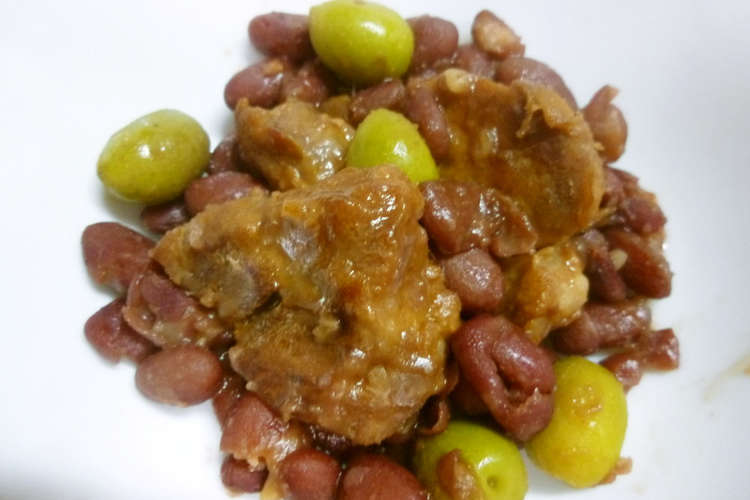 赤インゲン豆と塩豚肉のリンゴジュース煮 レシピ 作り方 By 月の輪組 クックパッド