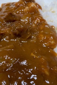 圧力鍋で牛すじカレー