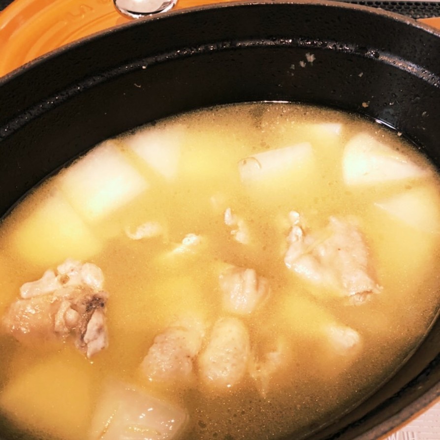 姜葱醤で！鶏肉と大根のほっこりスープの画像