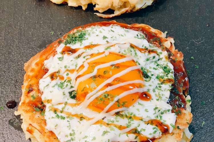 ふわふわ玉子のせお好み焼き シニア向け レシピ 作り方 By 給食メニュー献立帳 クックパッド 簡単おいしいみんなのレシピが356万品
