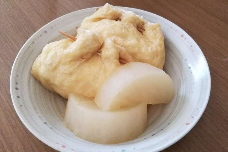 簡単大根と卵巾着の煮物 レシピ 作り方 By クックmeijia クックパッド