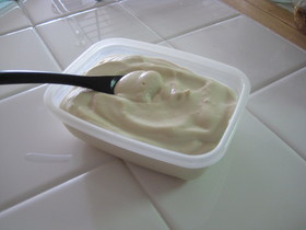 豆腐であっさりマヨネーズ