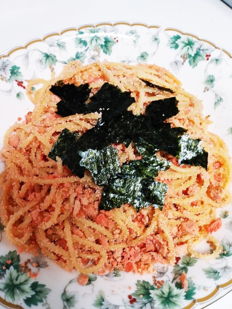 母特製焼きたらこスパゲッティの画像