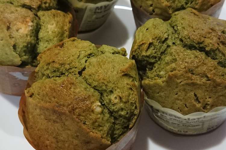 卵白消費 抹茶カップケーキ レシピ 作り方 By 四つ葉のマーク クックパッド 簡単おいしいみんなのレシピが350万品