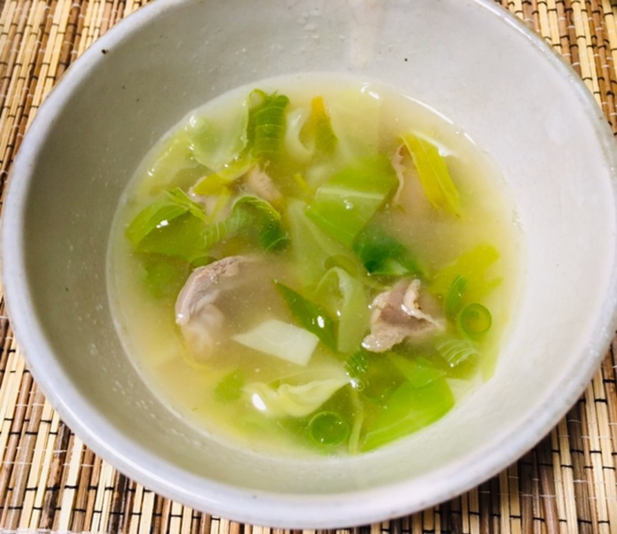 砂肝と野菜のおつまみスープの画像