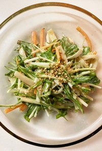 醤油マヨ和え　残り野菜サラダ