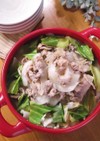 キャベツと豚肉の甘酒鍋