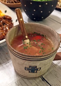 トマトとベーコンのスープ　☆☆