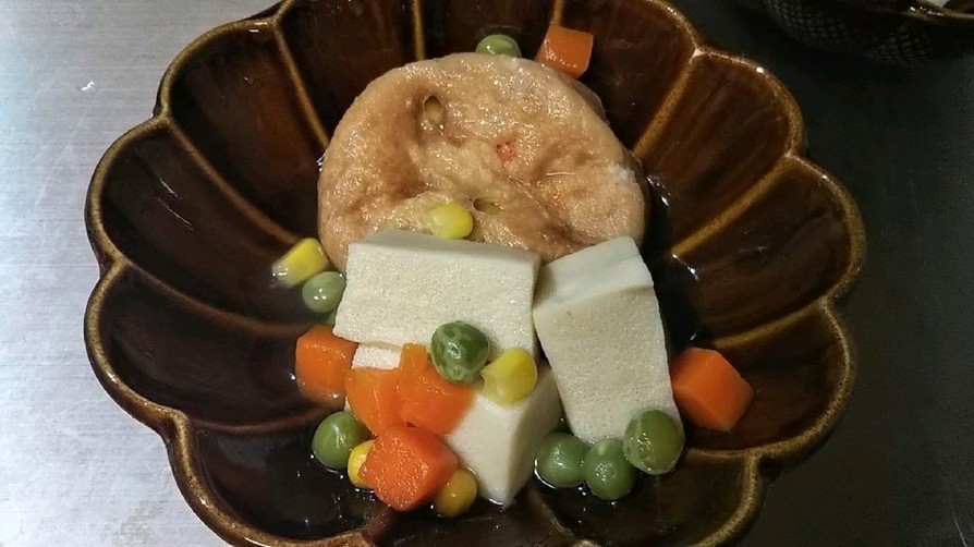 高野豆腐とがんもの含め煮の画像