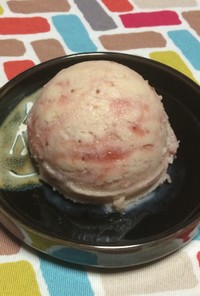 超簡単☆cuteな苺のストロベリーアイス