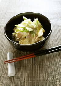 【野菜ソムリエ】春キャベツの味噌マヨ和え
