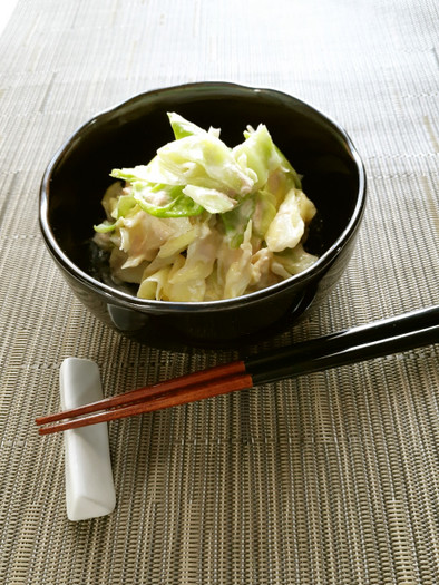【野菜ソムリエ】春キャベツの味噌マヨ和えの写真