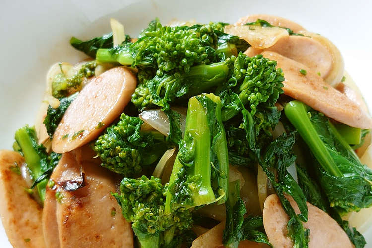 花菜とおさかなウィンナーの炒め レシピ 作り方 By 京都府 クックパッド 簡単おいしいみんなのレシピが357万品