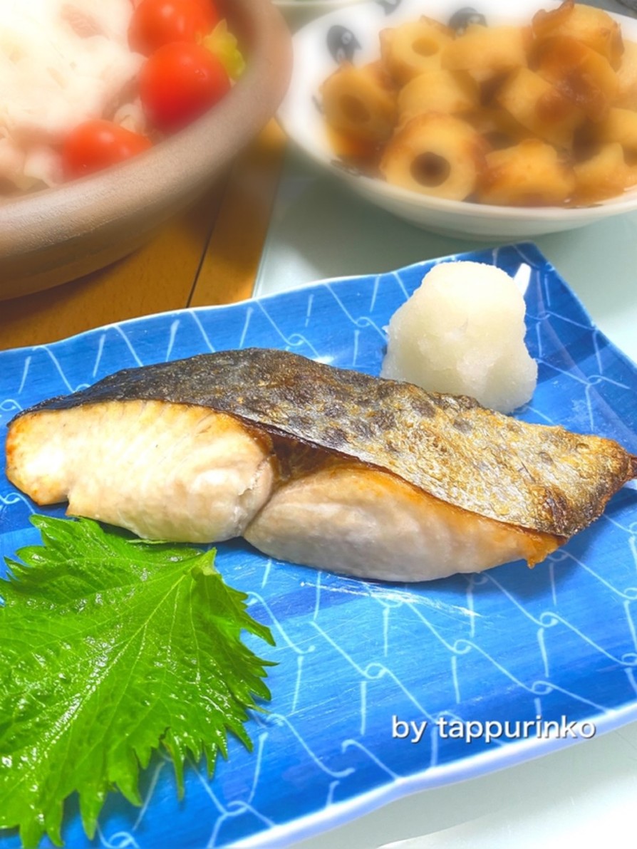 魚★サワラのオリーブオイルde塩焼き　の画像