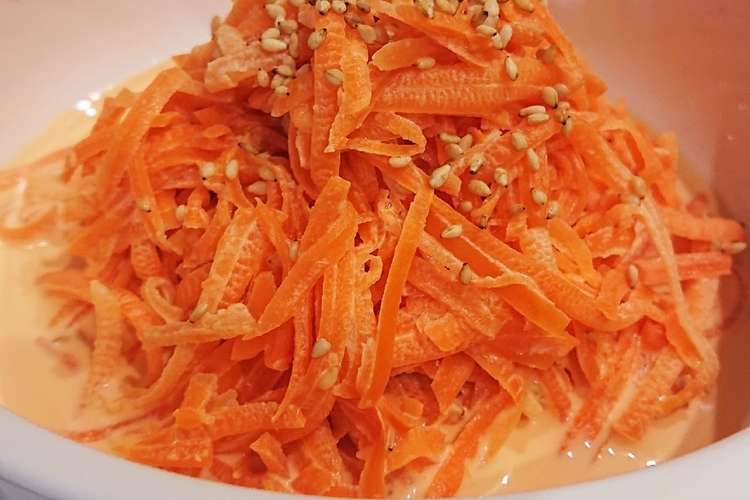 簡単 人参のめんつゆマヨ和え レシピ 作り方 By あん りら クックパッド 簡単おいしいみんなのレシピが366万品