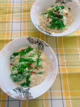 菜の花のクリーム煮