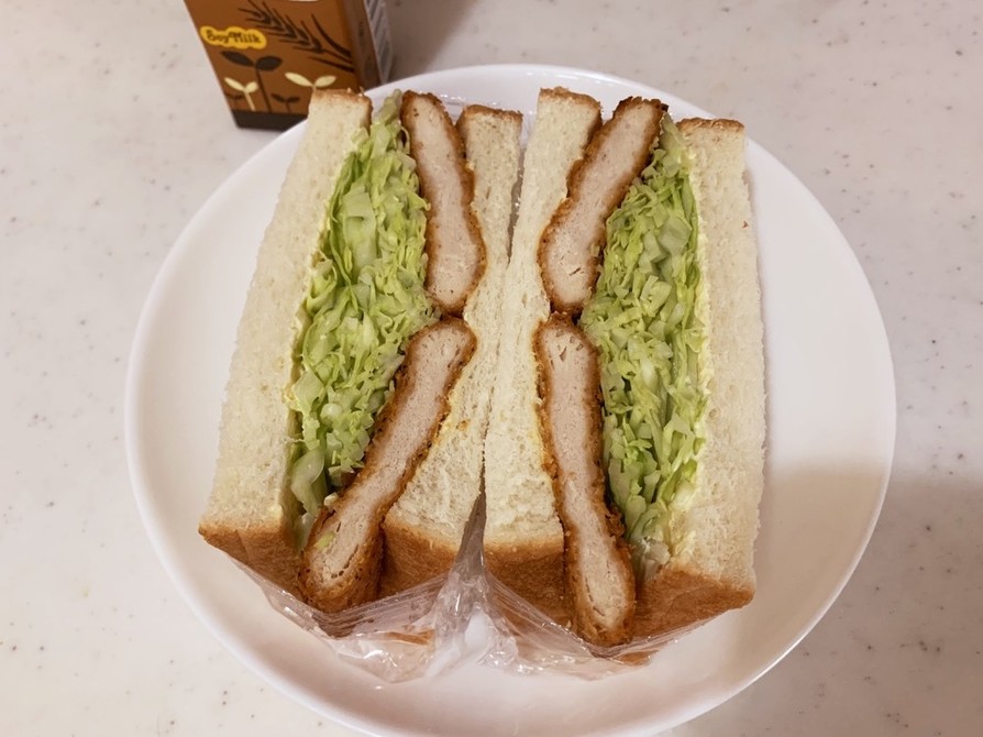 栄養バランス◎簡単♪チキンサンドイッチの画像