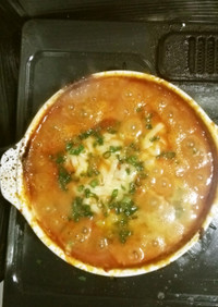 洋風味噌トマトチーズ鍋