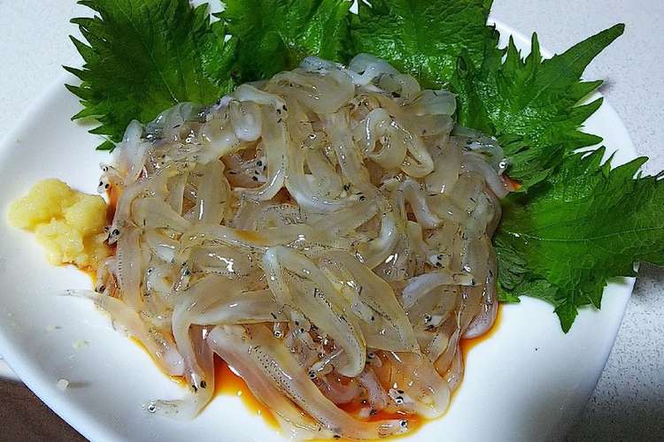 白魚のお刺身 レシピ 作り方 By Sakanaにいさん クックパッド 簡単おいしいみんなのレシピが356万品