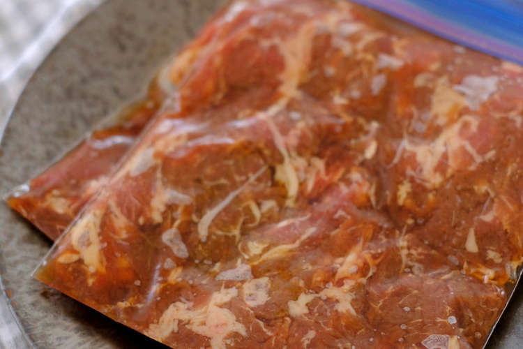下味冷凍 甘辛牛肉パック レシピ 作り方 By ち Sun クックパッド 簡単おいしいみんなのレシピが356万品