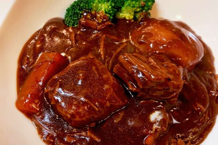 圧力鍋でお肉ごろごろビーフシチュー レシピ 作り方 By もち 普通ごはん クックパッド