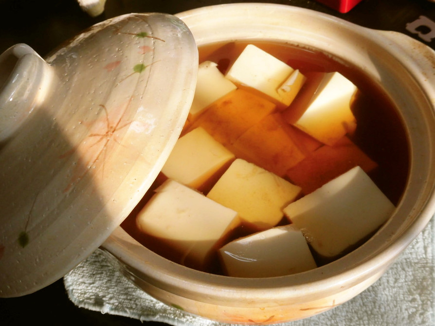 簡単なのに料亭の味！お出汁の湯豆腐の画像
