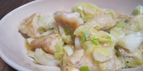 安い!簡単!鶏むね肉とキャベツのねぎ塩☆