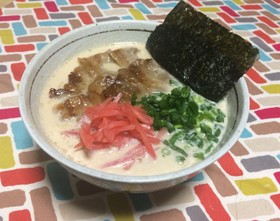 超簡単☆なんちゃって♡豚骨味噌らーめん♫