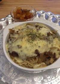 サッポロ一番醤油ラーメン〜焼きカレー麺〜