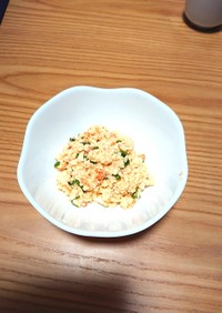 豆腐と鮭フレークのマヨソテー