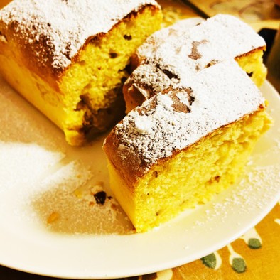 ワンボウルで簡単さつま芋のパウンドケーキの写真