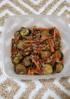 超簡単!茄子と人参のオイスターソース炒め