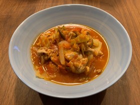 キャベツと鶏肉のトマト煮【バーミキュラ】