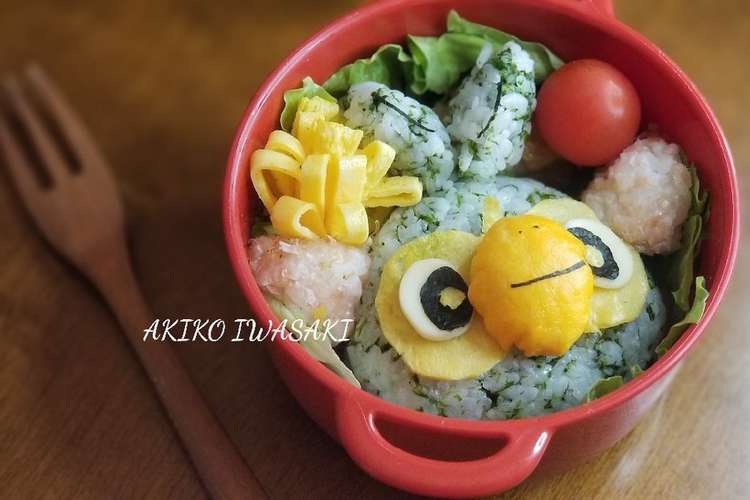 綺麗になれちゃう キャラ弁 サルノリ レシピ 作り方 By Akikoiwsk クックパッド 簡単おいしいみんなのレシピが375万品