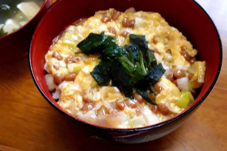 お手軽ランチ とろとろ納豆丼 レシピ 作り方 By マロンへてん クックパッド 簡単おいしいみんなのレシピが354万品