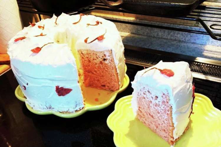 雛祭りスタバ桜シフォンに追いつけ追い越せ レシピ 作り方 By ｔｏｍｏｙｏ クックパッド 簡単おいしいみんなのレシピが376万品