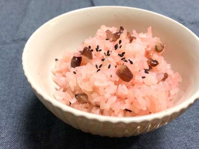 ひな祭りに 甘納豆のお赤飯 レシピ 作り方 By Minmin