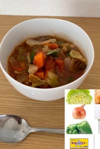 野菜たっぷり◎簡単◎脂肪燃焼スープ